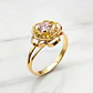 Anillo doble Rosa de Francia Oro 18k - Miniatura 1