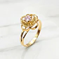 Anillo doble Rosa de Francia Oro 18k - Miniatura 3