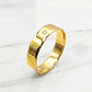 Anillo plano 4 mm diamante Oro amarillo 18k - Miniatura 2