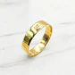 Anillo plano 4 mm diamante Oro amarillo 18k - Miniatura 3