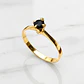 Anillo solitario Onix Oro 18k  - Miniatura 3