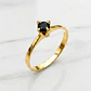 Anillo solitario Onix Oro 18k  - Miniatura 1