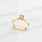 Anillo solitario Rosa de Francia Oro 18k  - Miniatura 2