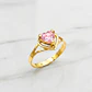 Anillo corazón rosa de francia Oro 18k - Miniatura 5