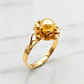 Anillo rosa perla cultivada Oro 18k - Miniatura 3
