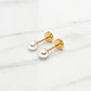 Aros abridores perla chicos Oro 14k - Miniatura 2