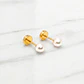 Aros abridores perla chicos Oro 14k - Miniatura 3
