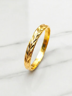 Ilusión espiga 2 mm Oro 18k 