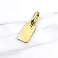 Colgante placa 1.7 cm Oro 18k  - Miniatura 5