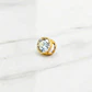 Colgante Punto de luz circón Oro 18k - Miniatura 2