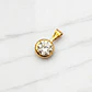 Colgante punto de luz circón Oro 18k - Miniatura 3