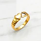 Anillo dos corazones Oro 18k - Miniatura 3