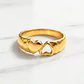 Anillo dos corazones Oro 18k - Miniatura 2