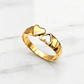 Anillo dos corazones Oro 18k - Miniatura 1