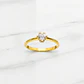 Anillo solitario corazon Oro 18k   - Miniatura 1