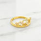 Anillo corona circones Oro 18k - Miniatura 4