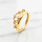 Anillo corona circones Oro 18k - Miniatura 1