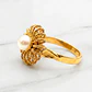 Anillo trenza perla cultivada Oro 18k - Miniatura 3