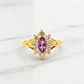 Anillo lady amatista con circones Oro 18k - Miniatura 4