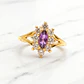 Anillo lady amatista con circones Oro 18k - Miniatura 1