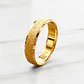 Argolla de matrimonio tallada bordes 5 mm Oro 18k - Miniatura 1