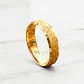 Argolla de matrimonio tallada bordes 5 mm Oro 18k - Miniatura 2