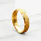 Argolla de matrimonio tallada bordes 5 mm Oro 18k - Miniatura 3
