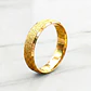 Argolla de matrimonio tallada bordes 5 mm Oro 18k - Miniatura 6
