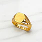 Anillo sello tallado Oro 18k - Miniatura 1