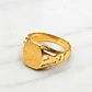 Anillo sello tallado Oro 18k - Miniatura 4
