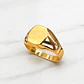 Anillo sello tallado Oro 18k - Miniatura 5