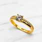 Anillo medio cintillo princesa 2.5 grs Oro 18k - Miniatura 3