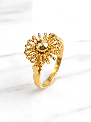 Anillo trenzado Oro 18k