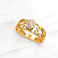 Anillo gloria circónes Oro 18k - Miniatura 5