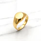 Anillo sello tallado Oro 18k - Miniatura 2