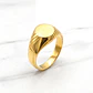 Anillo sello tallado Oro 18k - Miniatura 1