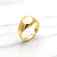 Anillo sello tallado Oro 18k - Miniatura 5