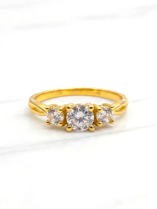 Anillo reina Oro 18k