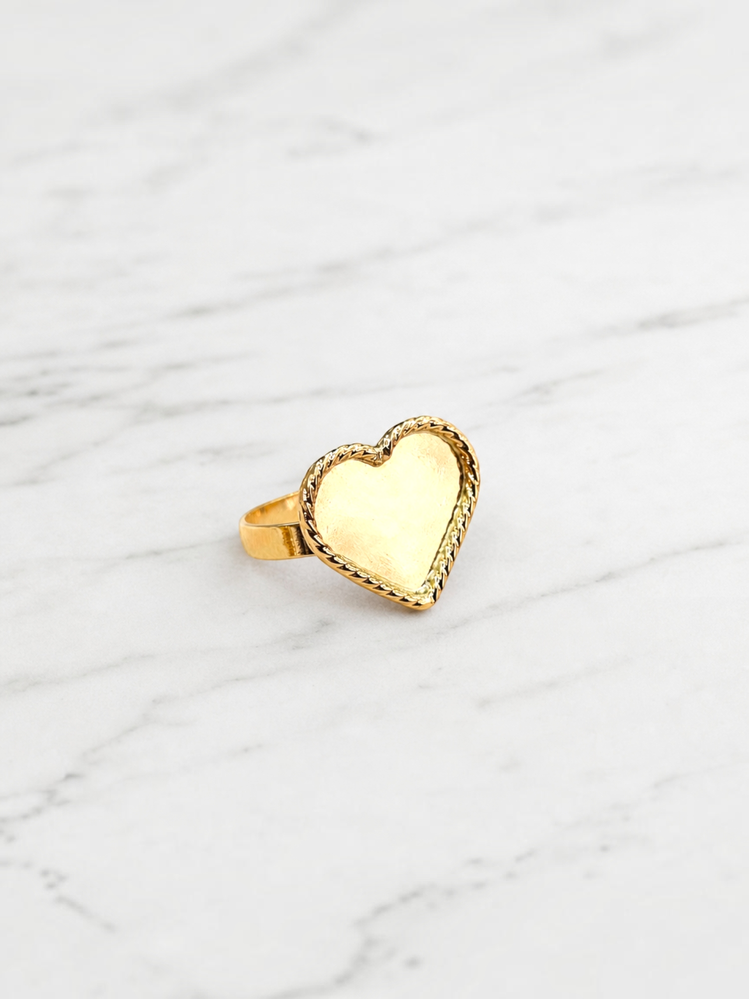 Anillo corazón tazo Oro 18k 2