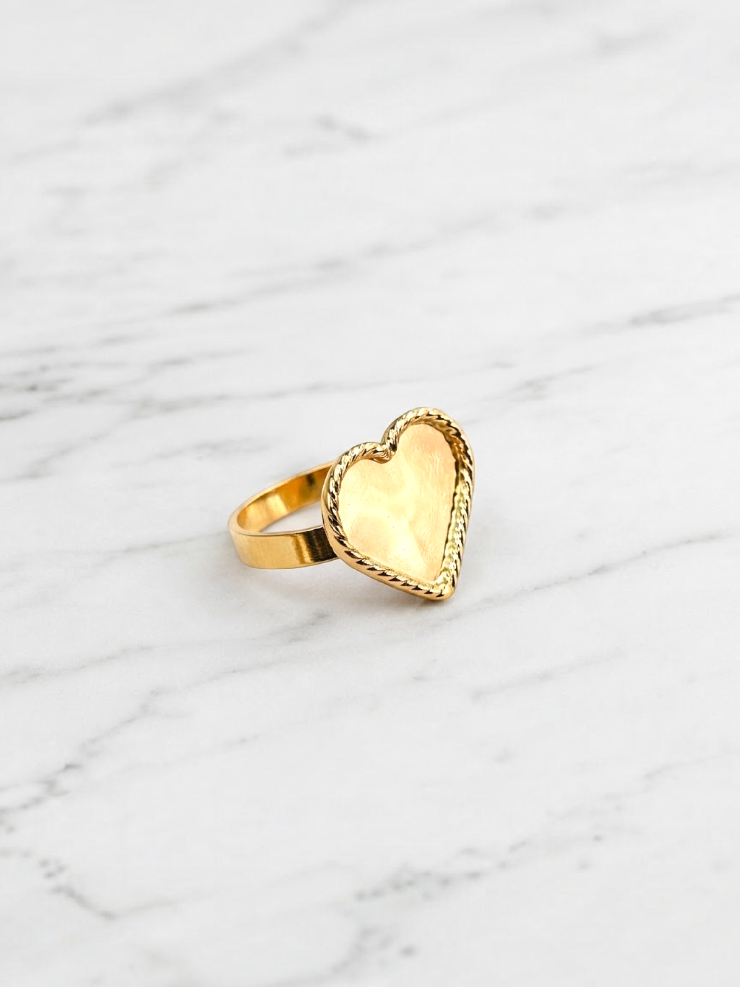 Anillo corazón tazo Oro 18k 3