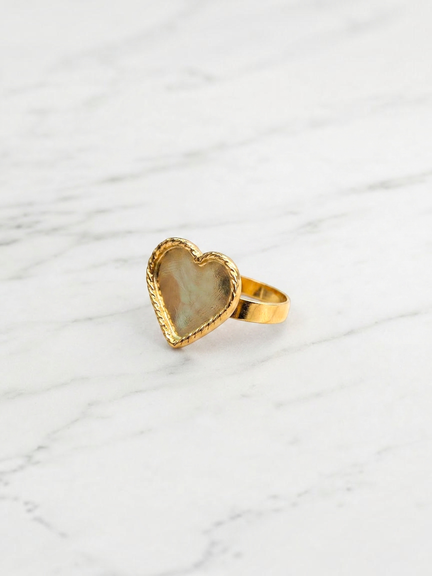 Anillo corazón tazo Oro 18k 4