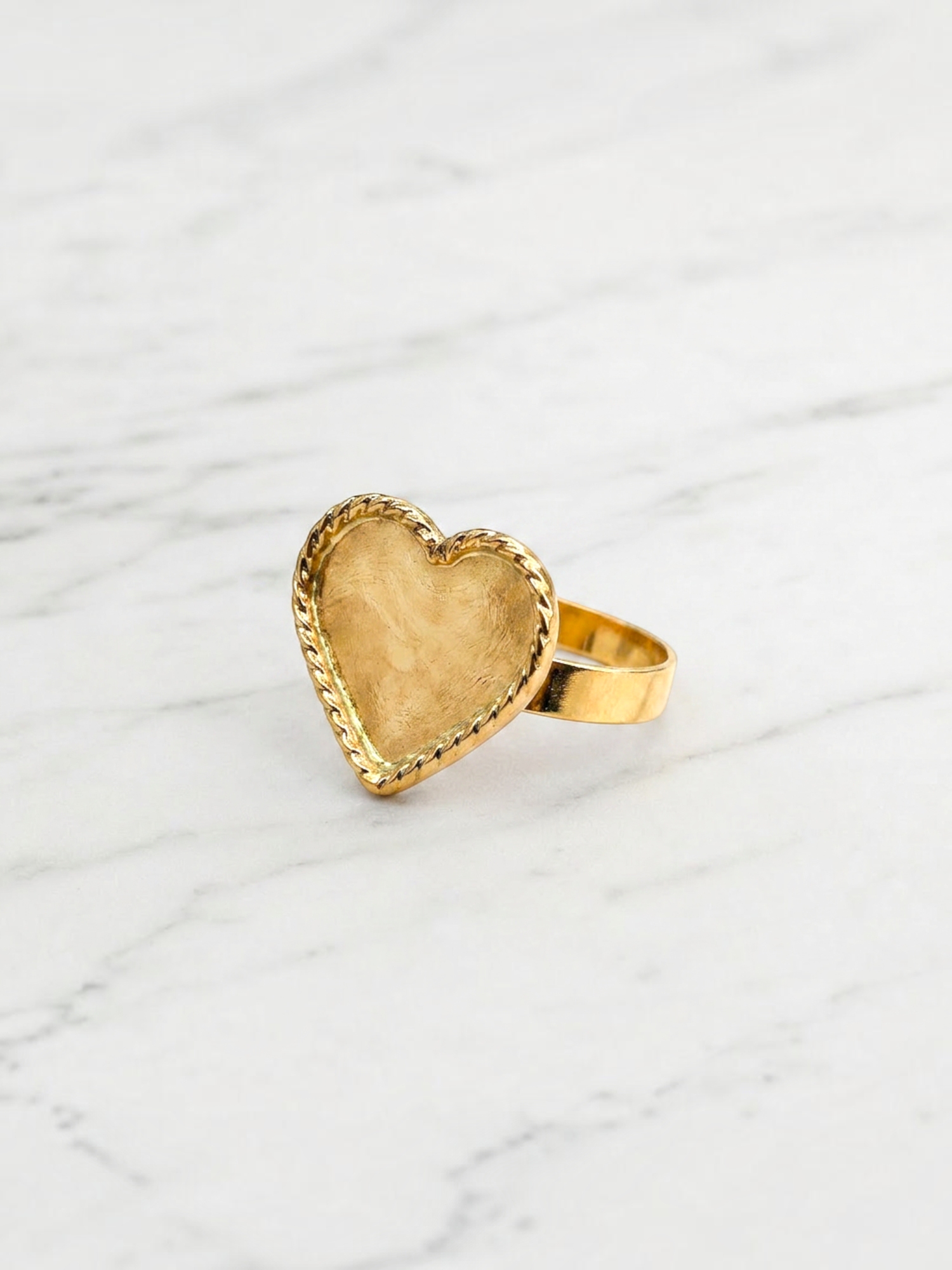 Anillo corazón tazo Oro 18k 5