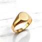 Anillo sello redondo Oro 18k - Miniatura 5