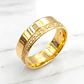 Argolla plana circones 5 mm oro 18k - Miniatura 1