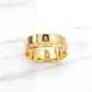 Argolla plana circones 5 mm oro 18k - Miniatura 3