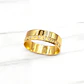 Argolla plana circones 5 mm oro 18k - Miniatura 4