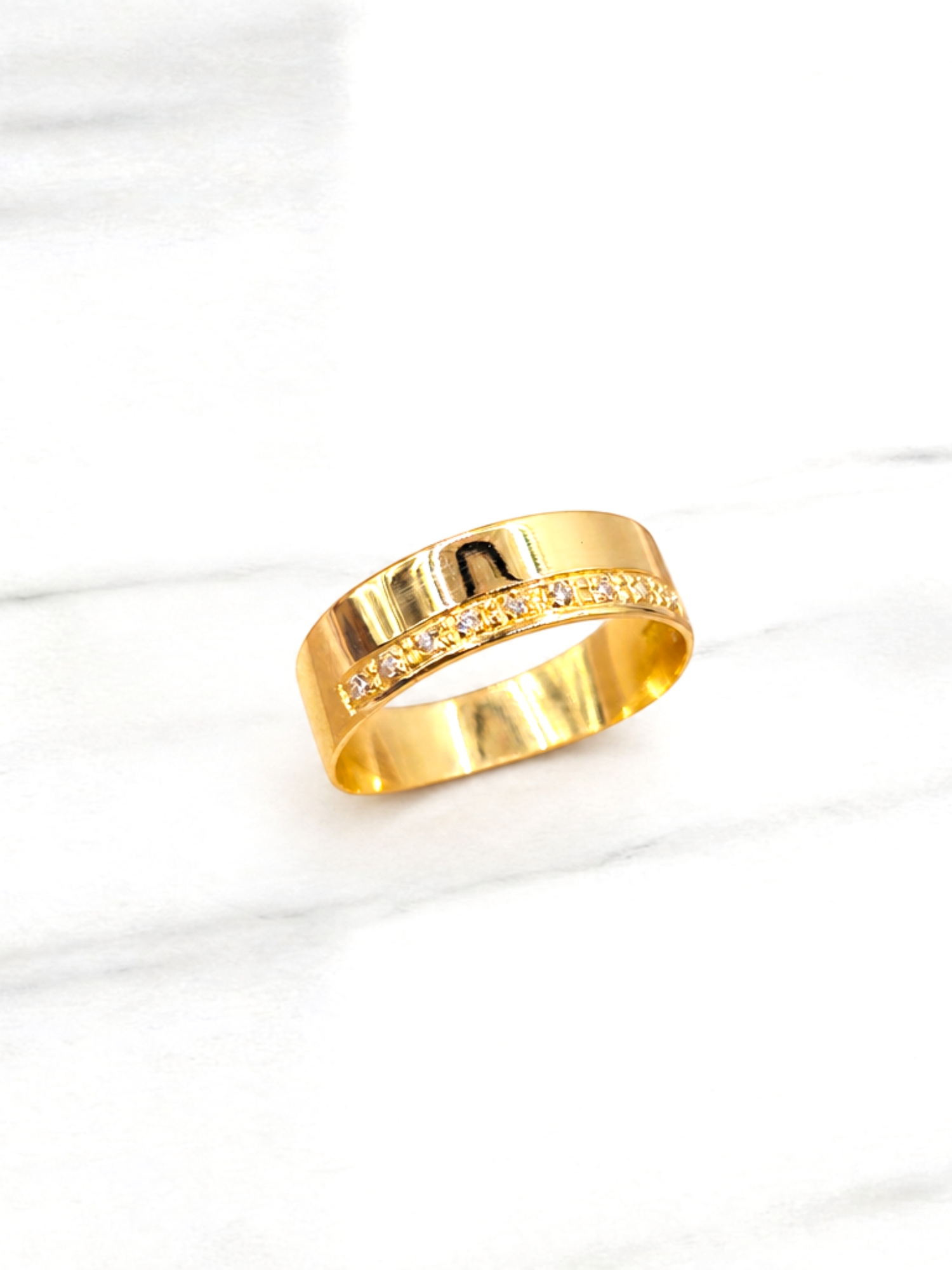 Argolla plana circones 5 mm oro 18k 5