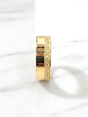 Argolla plana circones 5 mm oro 18k
