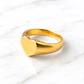 Anillo sello corazón Oro 18k - Miniatura 2