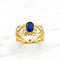 Anillo Eliseo zafiro Oro 18k - Miniatura 3